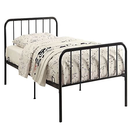 4d concepts bed in a box metal bed|4D Concepts Amelia Twin Bed/Bronze .